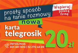 Karta telegrosik - 20 PLN